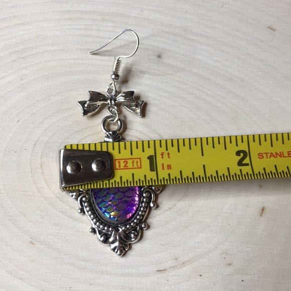 Mermaid Scales Earrings - Picture 8 of 9